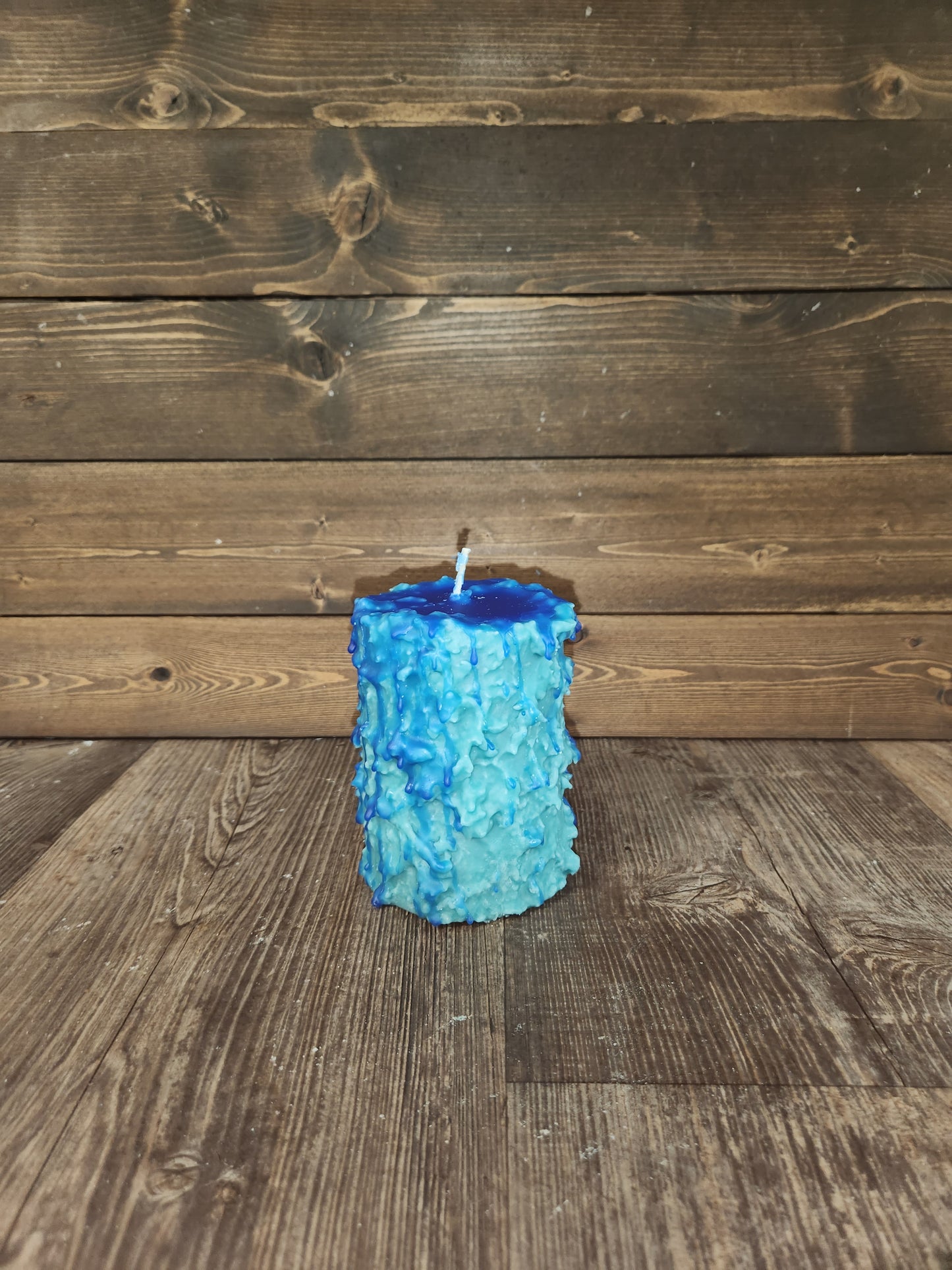 Man HugHand Caked Pillar Candle™