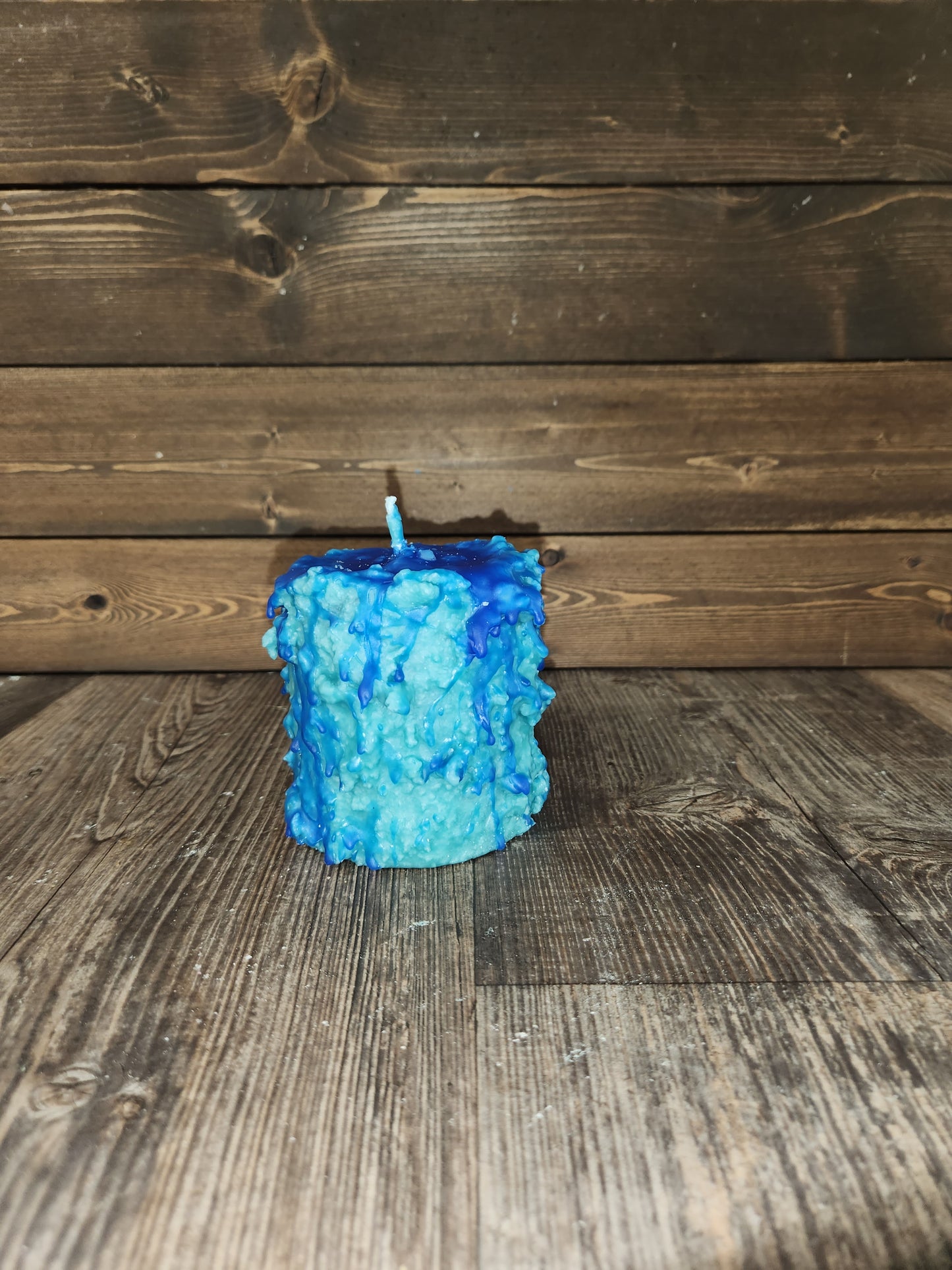 Man HugHand Caked Pillar Candle™