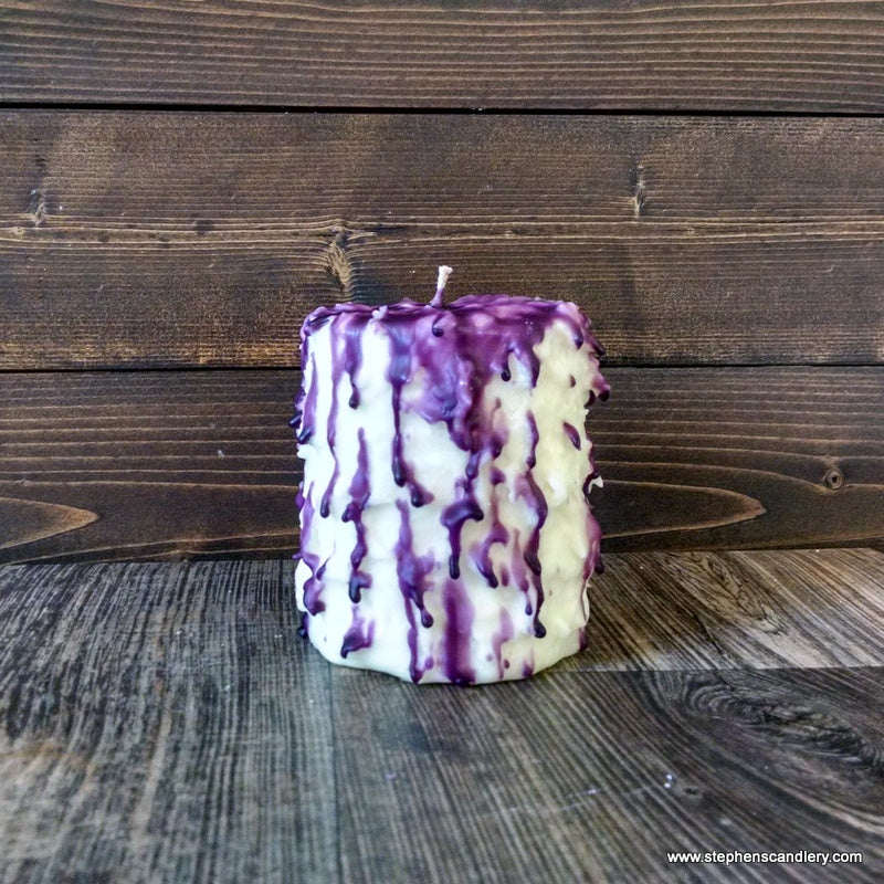 Huckleberry Hand Caked Pillar Candle™