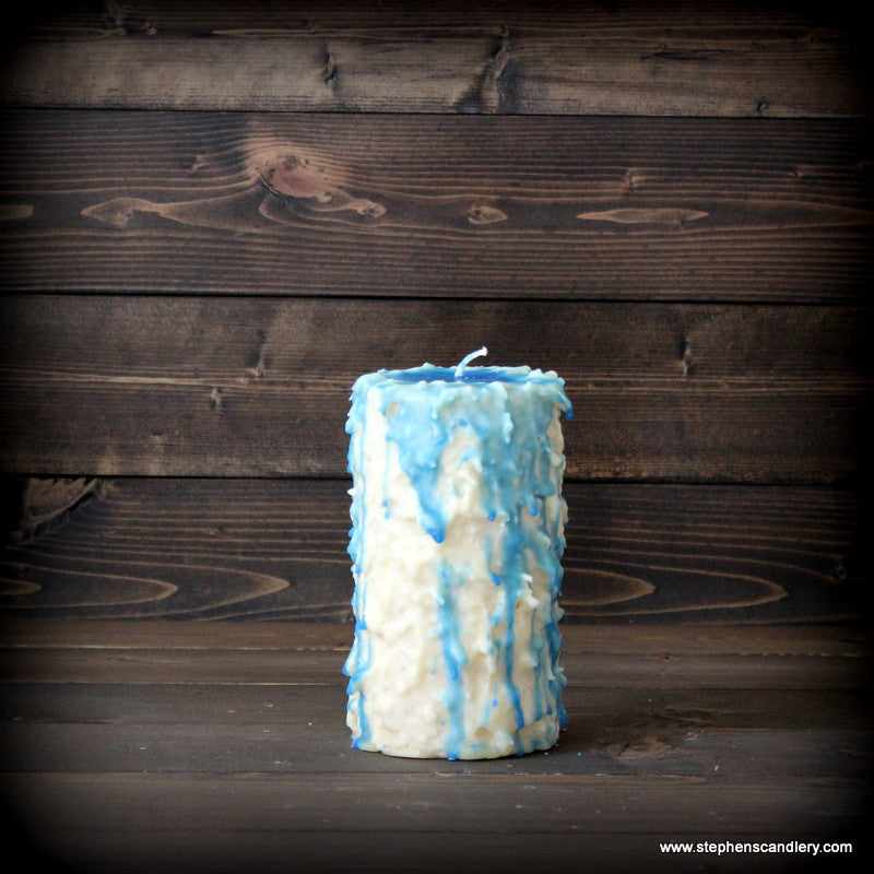 Blueberry Muffin Hand Caked Pillar Candle™