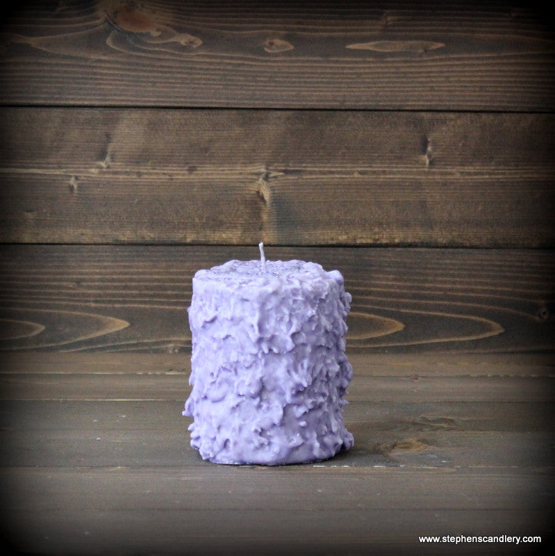 Lavender Fields Hand Caked Pillar Candle™