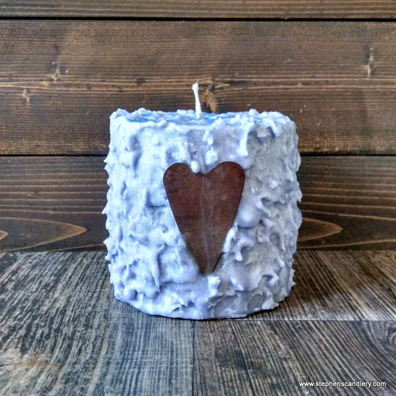 Love Struck Hand Caked Pillar Candle™