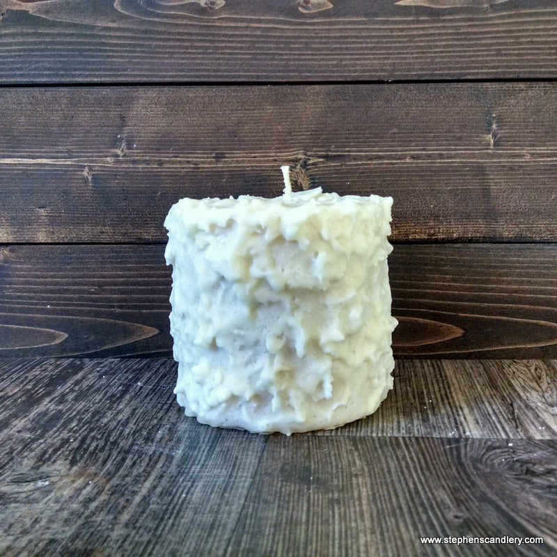 Wild Currant and Sandalwood Hand Caked Pillar Candle™