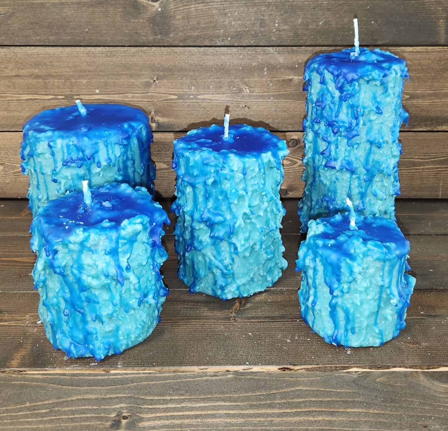 Man HugHand Caked Pillar Candle™