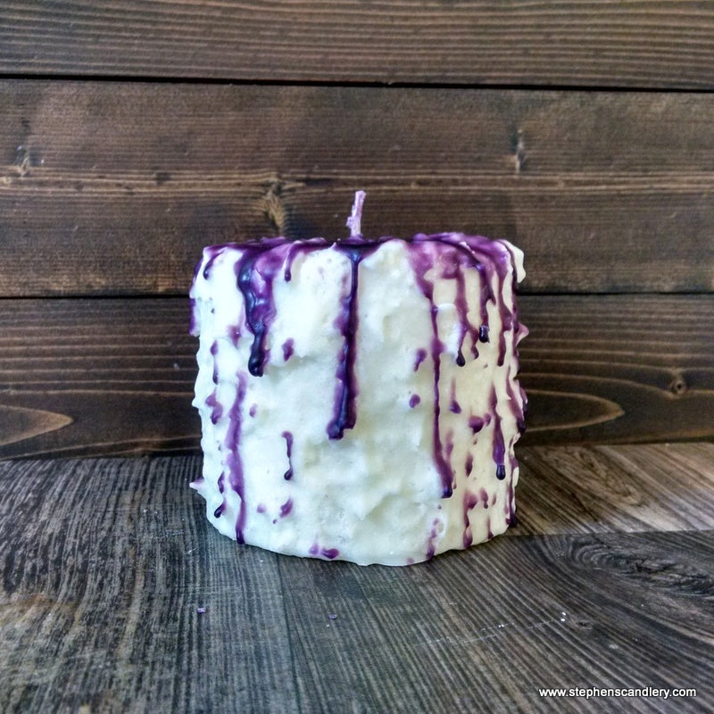 Huckleberry Hand Caked Pillar Candle™