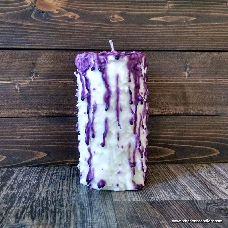 Huckleberry Hand Caked Pillar Candle™