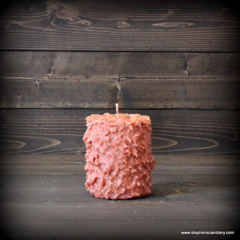 Brown Sugar and Fig Hand Caked Pillar Candle™