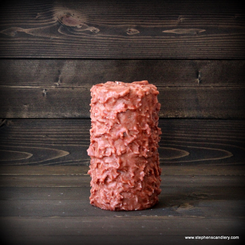 Brown Sugar and Fig Hand Caked Pillar Candle™