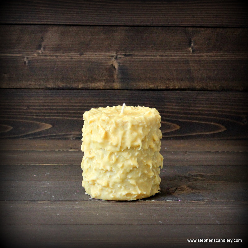 Crème Brulé Hand Caked Pillar Candle™