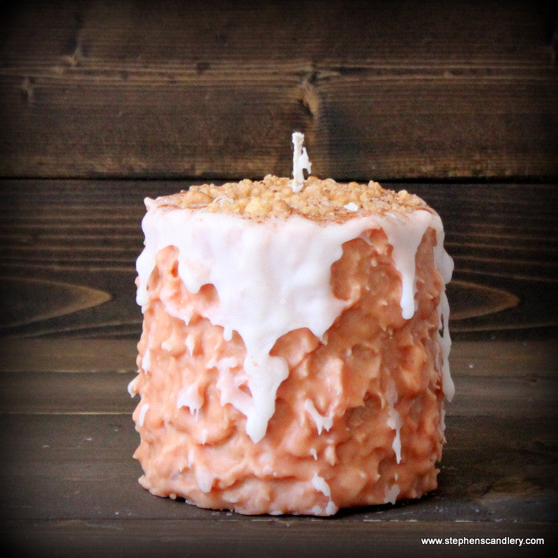 Pumpkin Cheesecake Hand Caked Pillar Candle™