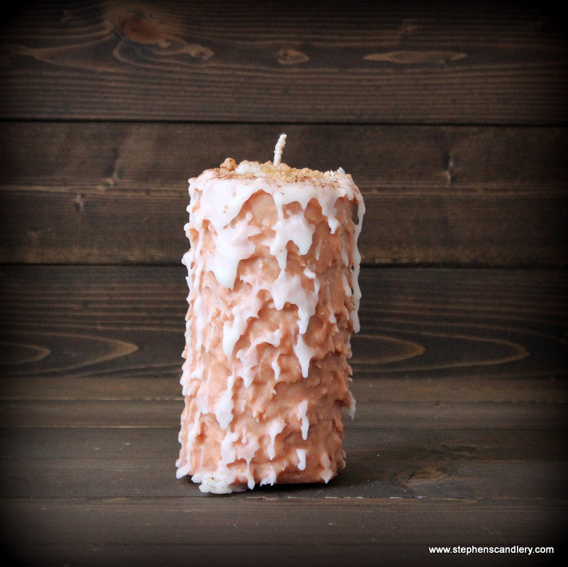 Pumpkin Cheesecake Hand Caked Pillar Candle™