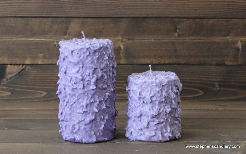 Lavender Fields Hand Caked Pillar Candle™