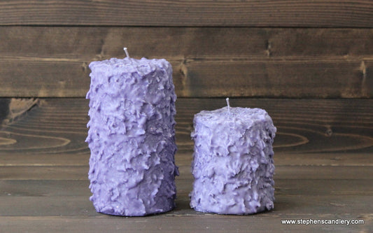 Lavender Fields Hand Caked Pillar Candle™