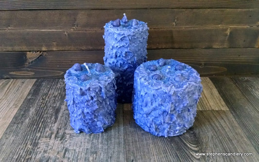 Blackberry Cobbler Hand Caked Pillar Candle™