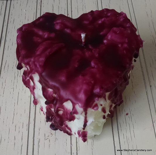 Raspberry Cobbler Heart Shaped