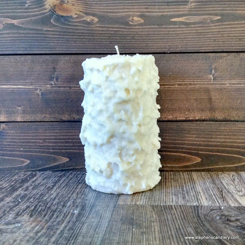 Wild Currant and Sandalwood Hand Caked Pillar Candle™